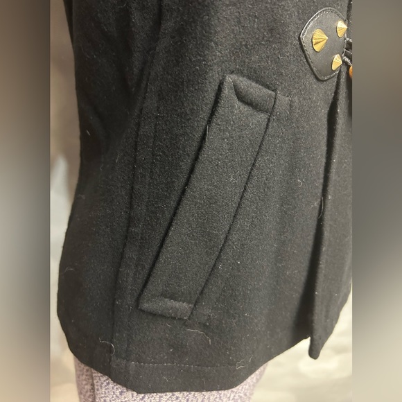 Juicy Couture black wool blend coat. Size small‎ - Picture 6 of 10